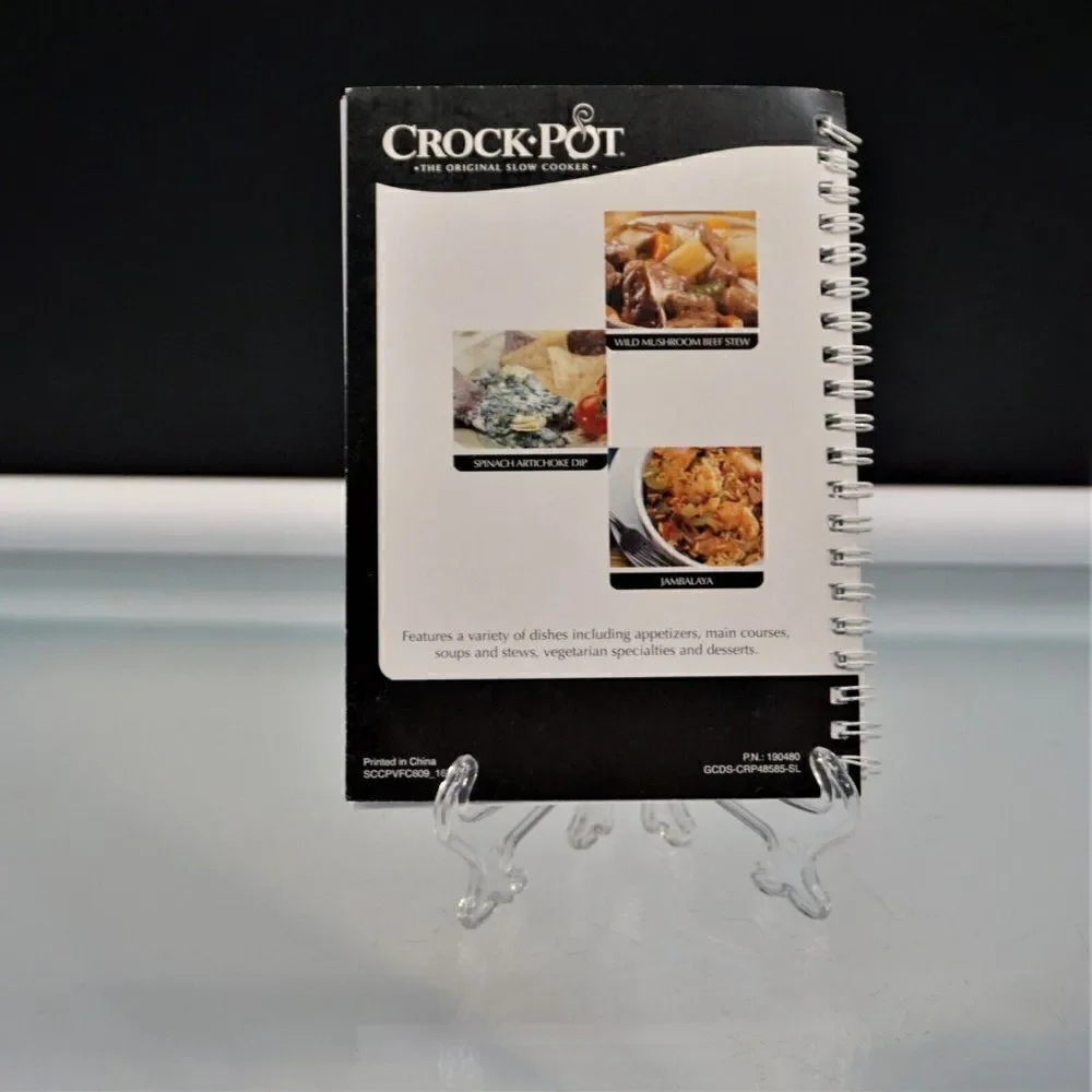 Crockpot Cookbook And Owners Manual SUNBEAM 2016